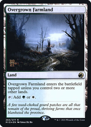 Overgrown Farmland (265s) [Innistrad: Midnight Hunt Promos]