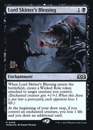 Lord Skitter's Blessing (98s) [Wilds of Eldraine Promos]