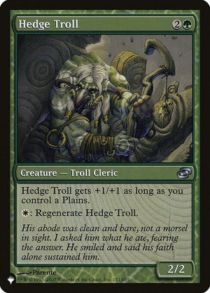 Hedge Troll (PLC-151) [The List]