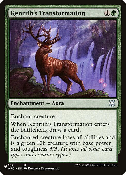 Kenrith's Transformation (AFC-162) [The List]