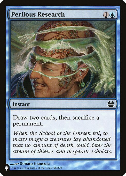 Perilous Research (MMA-58) [The List]
