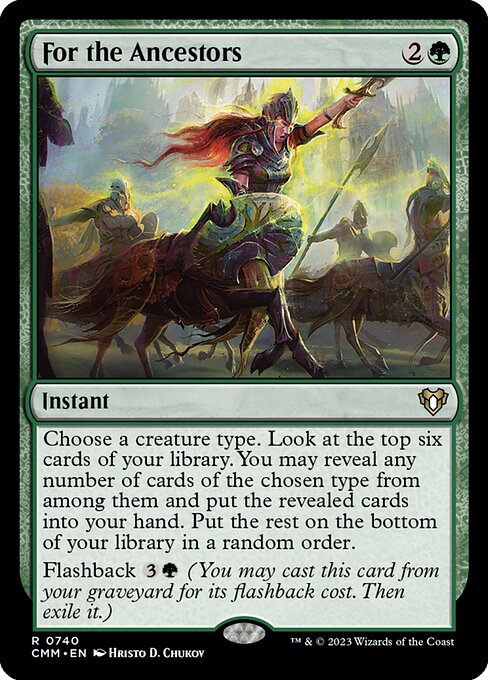 For the Ancestors (740) [Commander Masters]