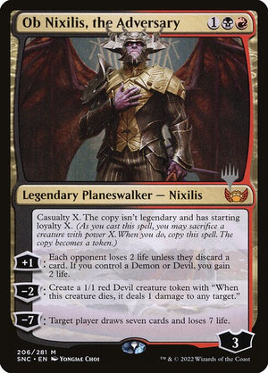 Ob Nixilis, the Adversary (206p) [Streets of New Capenna Promos]