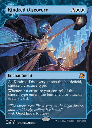 Kindred Discovery (22) [Wilds of Eldraine: Enchanting Tales] [Showcase, Borderless]