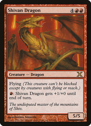 Shivan Dragon (230) [Tenth Edition]