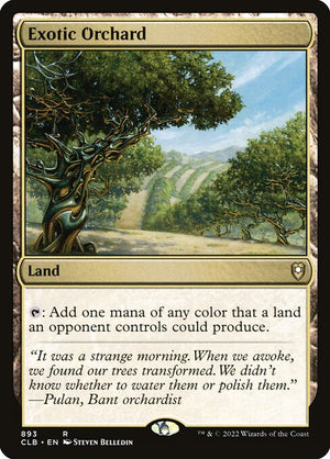 Exotic Orchard (893) [Commander Legends: Battle for Baldur's Gate]