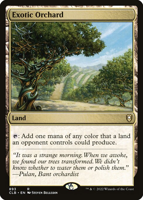 Exotic Orchard (893) [Commander Legends: Battle for Baldur's Gate]