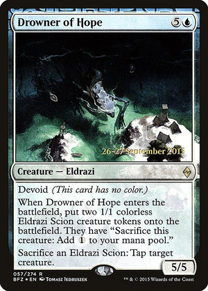 Drowner of Hope (57s) [Battle for Zendikar Promos]