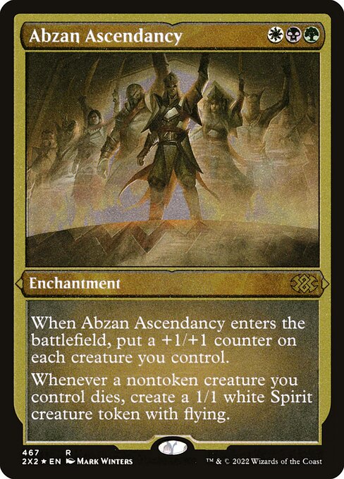 Abzan Ascendancy (467) [Double Masters 2022] [Etched]