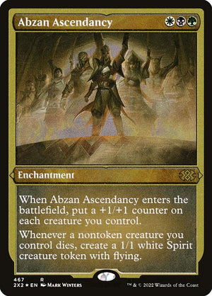 Abzan Ascendancy (467) [Double Masters 2022] [Etched]
