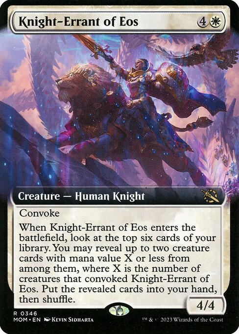 Knight-Errant of Eos (346) [March of the Machine] [Extended Art]