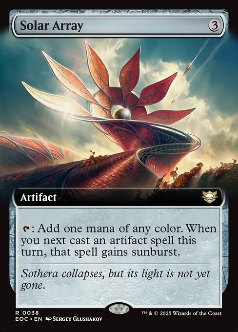 Solar Array (38) [Edge of Eternities Commander]