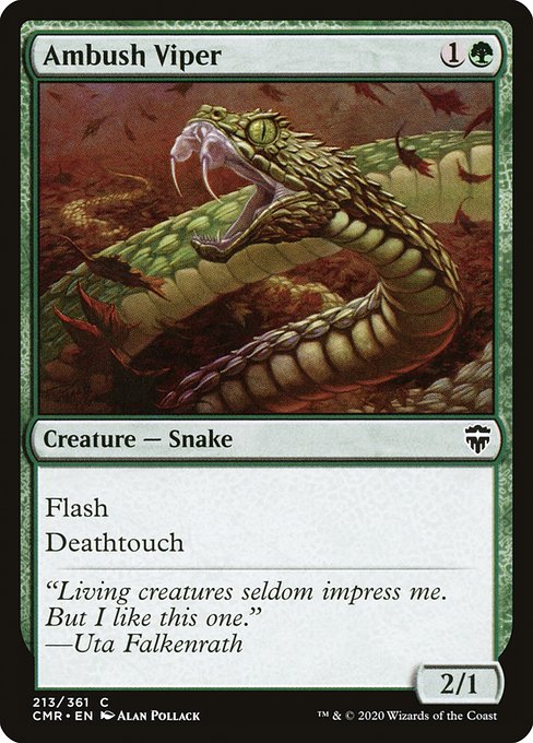 Ambush Viper (213) [Commander Legends]