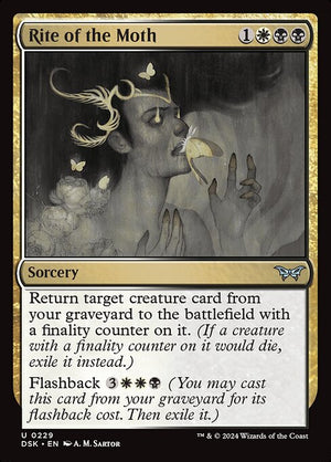 Rite of the Moth (229) [Duskmourn: House of Horror]