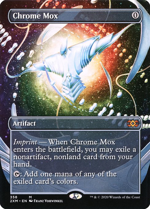 Chrome Mox (358) [Double Masters] [Borderless]