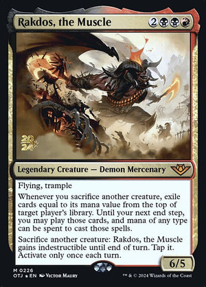 Rakdos, the Muscle (226s) [Outlaws of Thunder Junction Promos]