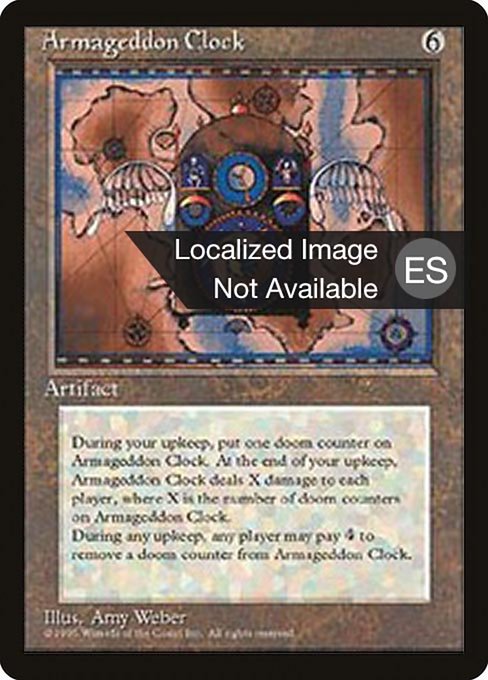 Armageddon Clock (295) [Fourth Edition Foreign Black Border]