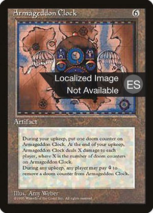 Armageddon Clock (295) [Fourth Edition Foreign Black Border]