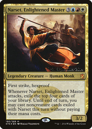 Narset, Enlightened Master (190s) [Khans of Tarkir Promos]