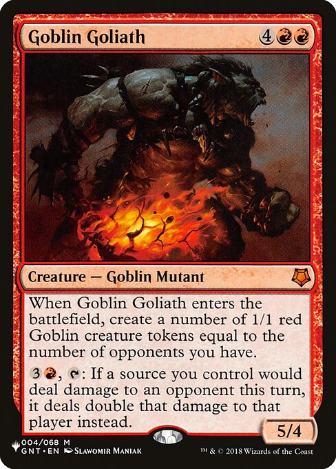 Goblin Goliath (GNT-4) [The List]
