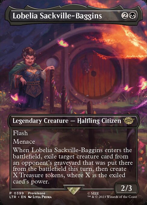 Lobelia Sackville-Baggins (399) [The Lord of the Rings: Tales of Middle-earth] [Borderless]