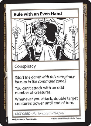 Rule with an Even Hand (999-RWAEH) [Mystery Booster 2]