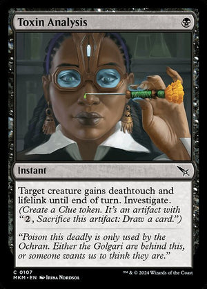 Toxin Analysis (107) [Murders at Karlov Manor]