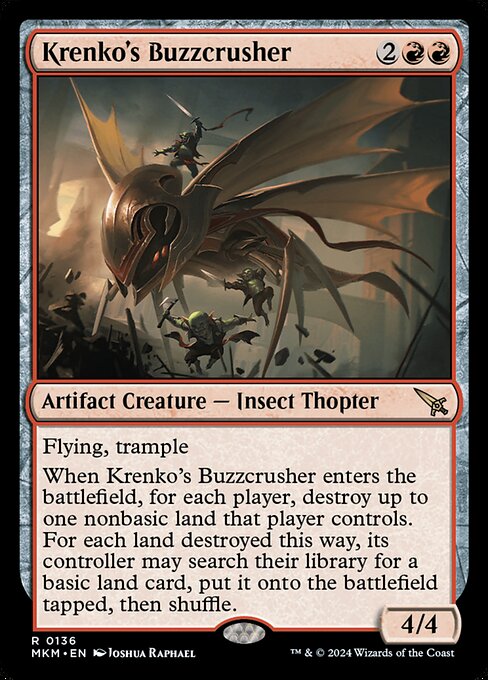 Krenko's Buzzcrusher (136) [Murders at Karlov Manor]