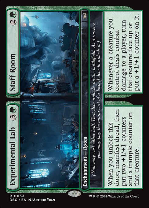 Experimental Lab // Staff Room (33) [Duskmourn: House of Horror Commander]
