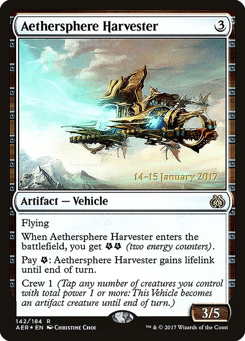 Aethersphere Harvester (142s) [Aether Revolt Promos]