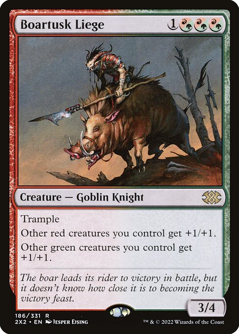 Boartusk Liege (186) [Double Masters 2022]