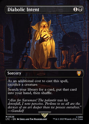 Diabolic Intent (526) [Tales of Middle-earth Commander] [Borderless]