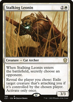 Stalking Leonin (105) [Commander 2021]