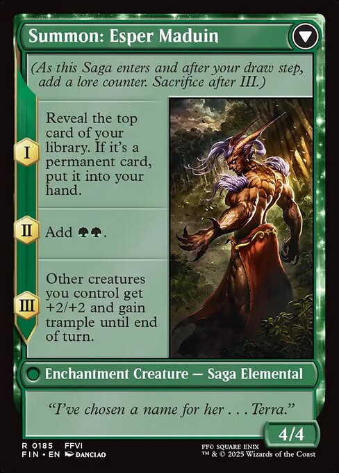 Esper Origins // Summon: Esper Maduin (185) [Final Fantasy]