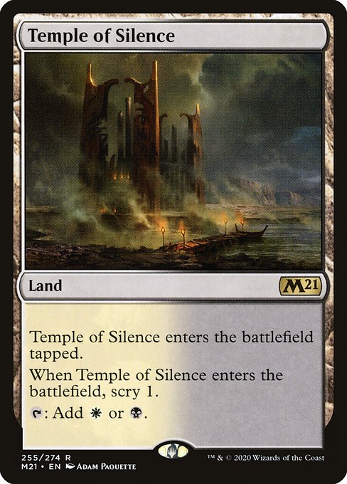 Temple of Silence (255) [Core Set 2021]