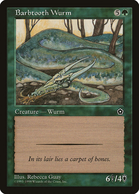 Barbtooth Wurm (122) [Portal Second Age]
