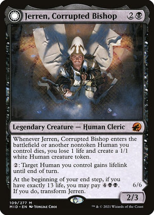 Jerren, Corrupted Bishop // Ormendahl, the Corrupter (109) [Innistrad: Midnight Hunt]