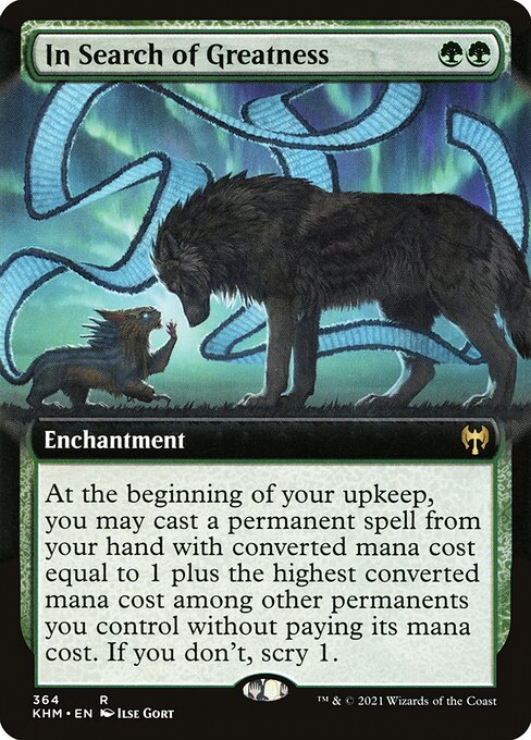 In Search of Greatness (364) [Kaldheim] [Extended Art]