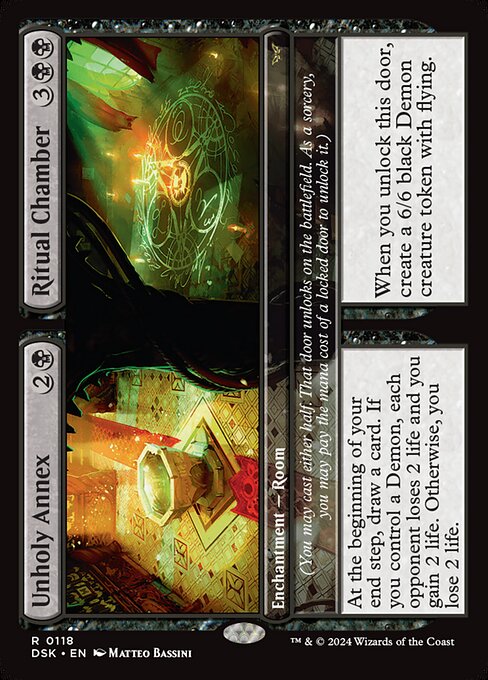 Unholy Annex // Ritual Chamber (118) [Duskmourn: House of Horror]