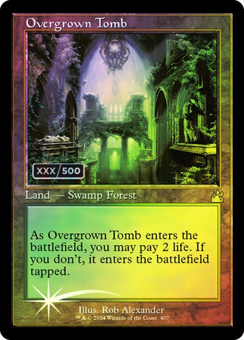 Overgrown Tomb (407z) [Ravnica Remastered]