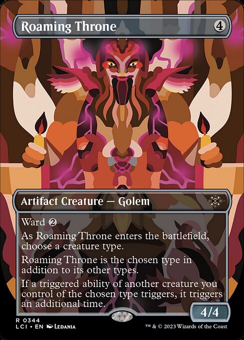 Roaming Throne (344) [The Lost Caverns of Ixalan] [Borderless]
