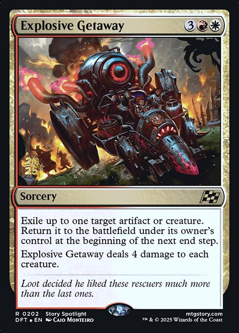 Explosive Getaway (202s) [Aetherdrift Promos]