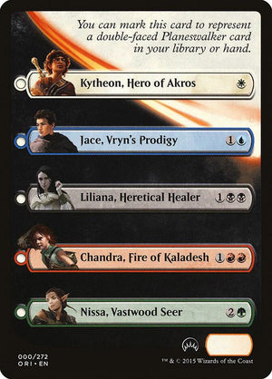 Checklist Card - Magic Origins (Planeswalker) (0) [Magic Origins]