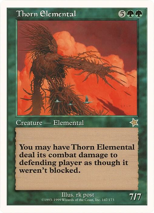 Thorn Elemental (Starter 1999) (147) [Oversize Cards]