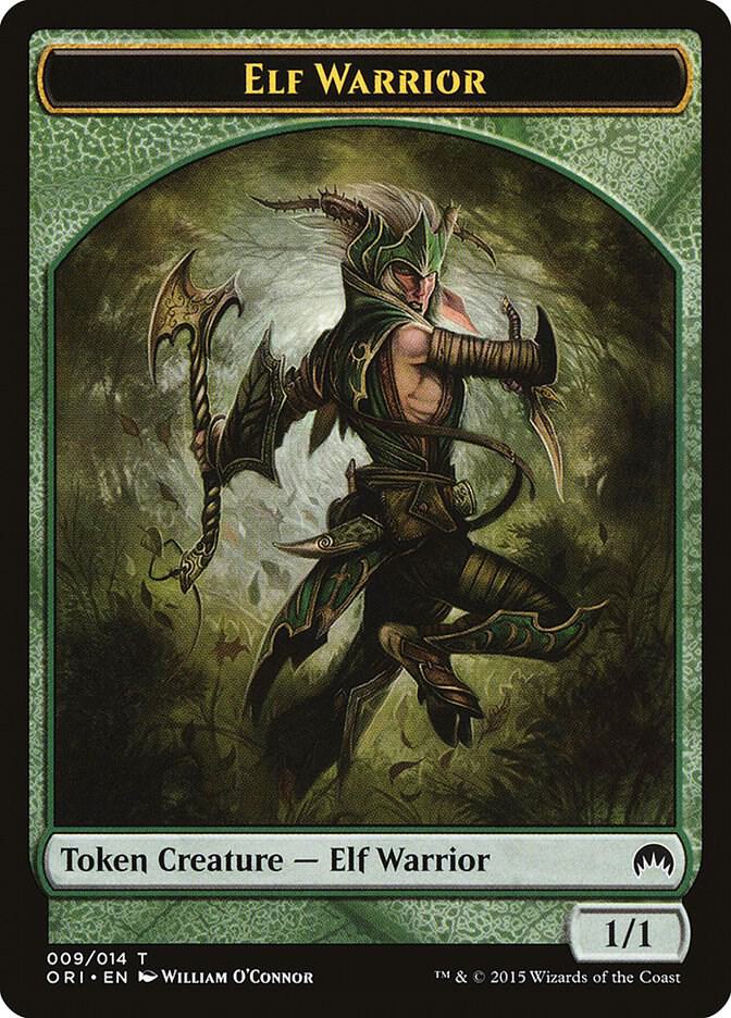 Elf Warrior Token (9) [Magic Origins]
