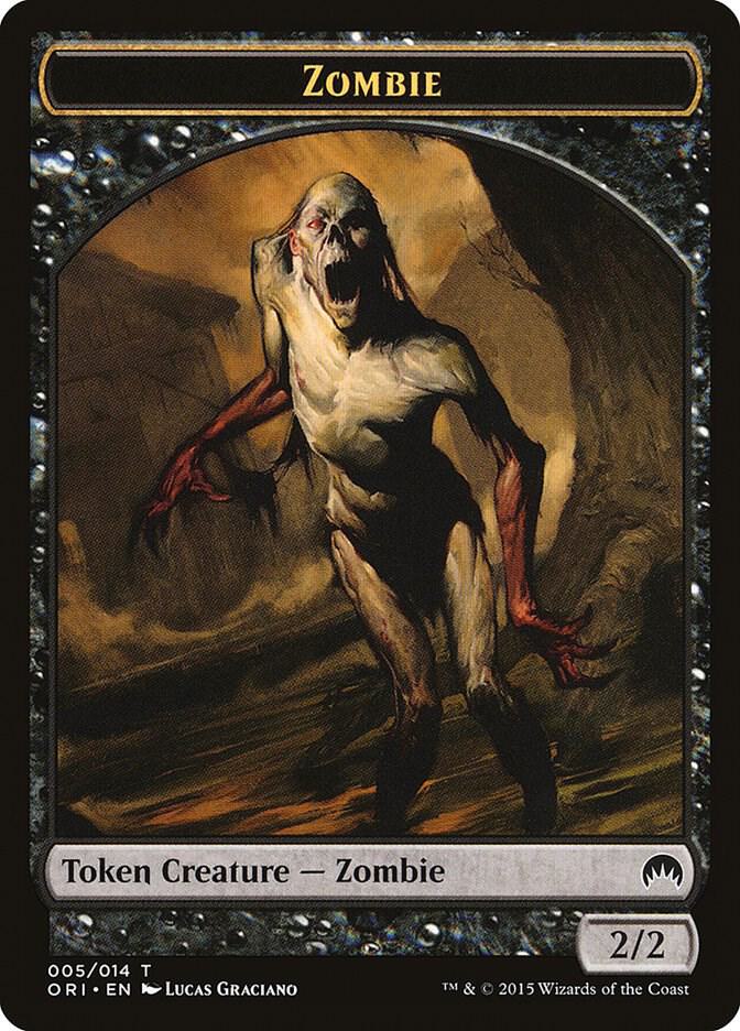 Zombie Token (5) [Magic Origins]