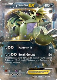 Tyranitar EX (42/98) [XY Ancient Origins]