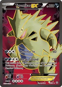 Tyranitar EX (91 Full Art) (91/98) [XY Ancient Origins]