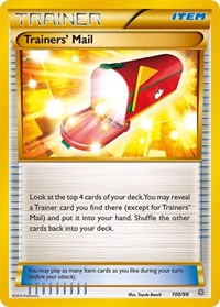 Trainers' Mail (Secret) (100/98) [XY Ancient Origins]