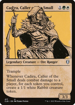 Cadira, Caller of the Small (417) [Commander Legends: Battle for Baldur's Gate] [Showcase]